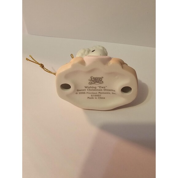 2006 Vintage Precious Moments Wishing "Ewe Sweet Christmas Dreams With Box - Picture 6 of 6